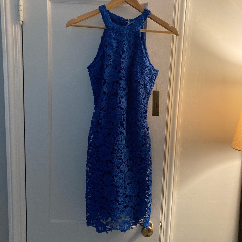 Blue Lulus lace dress